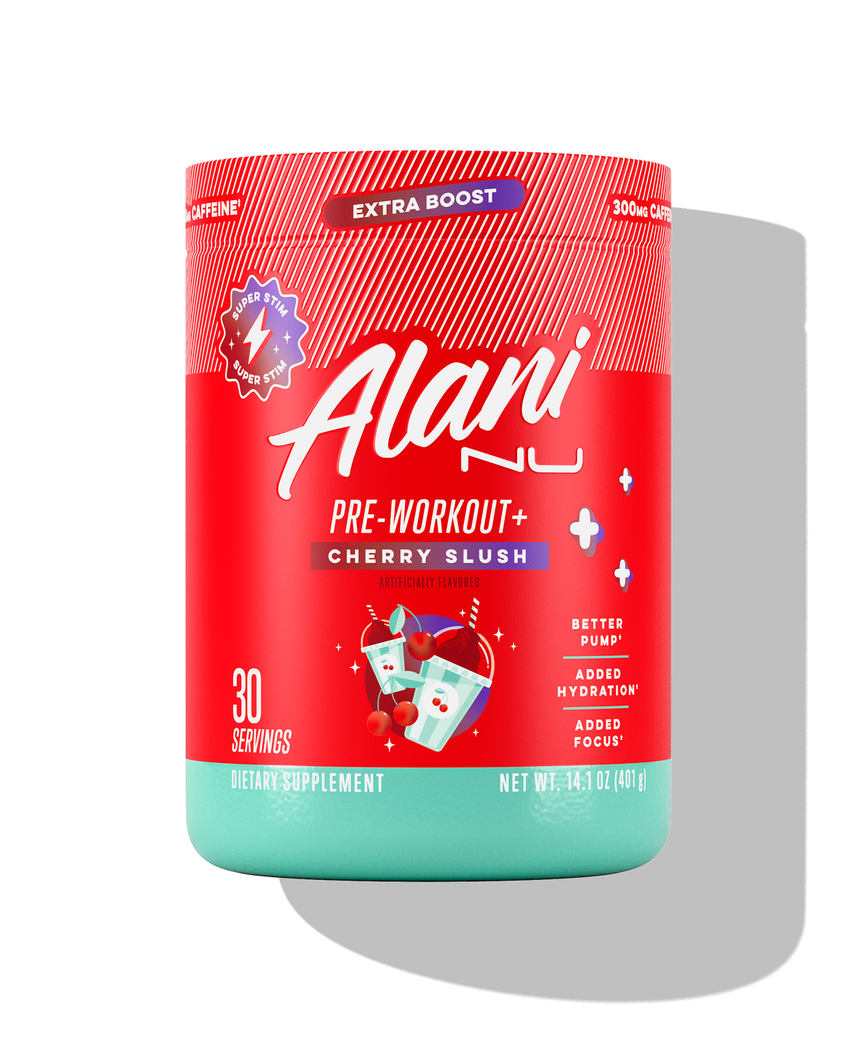 Cherry Slush Pre-Workout+ Powder - 30 Servings