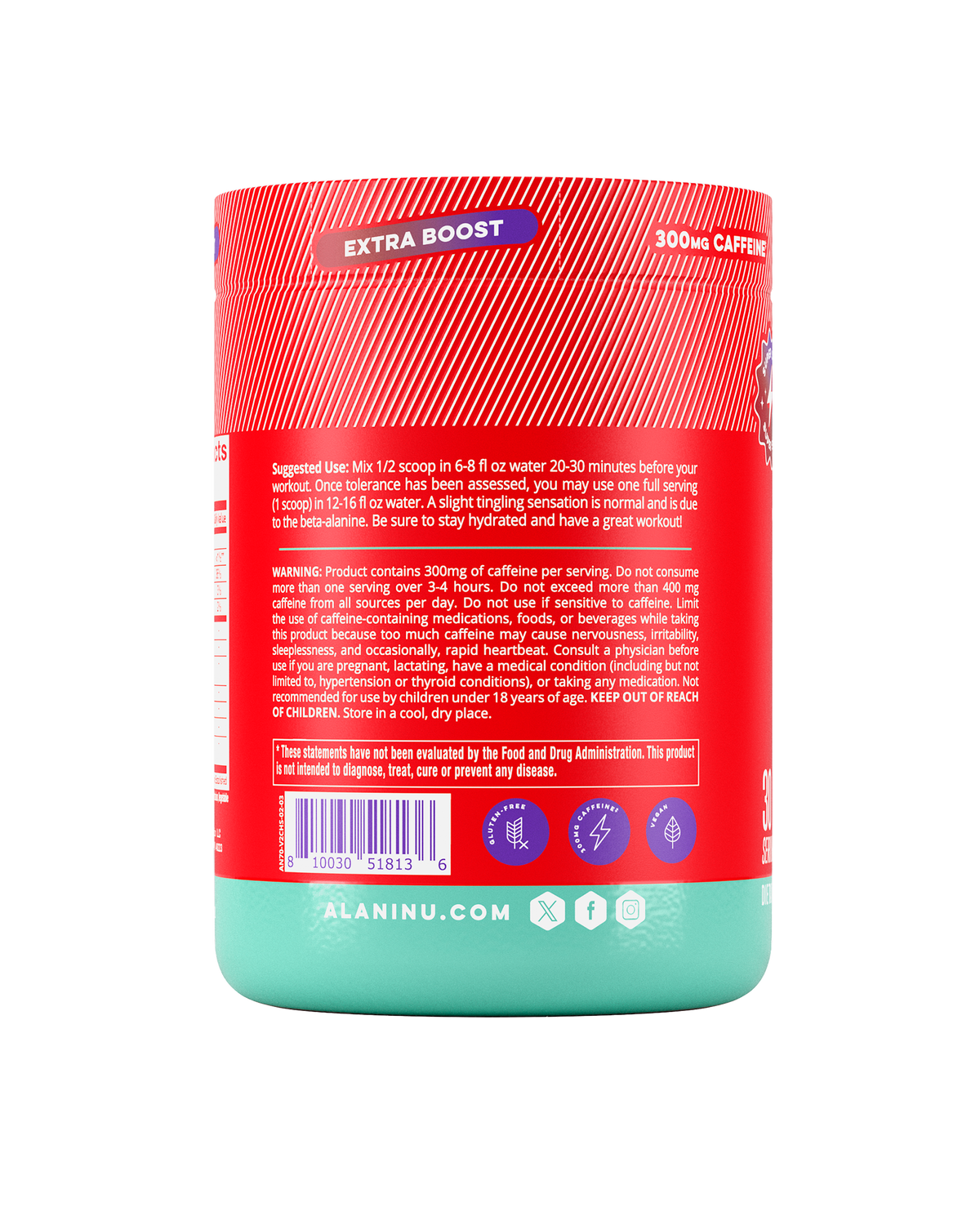 Cherry Slush Pre-Workout+ Powder - 30 Servings