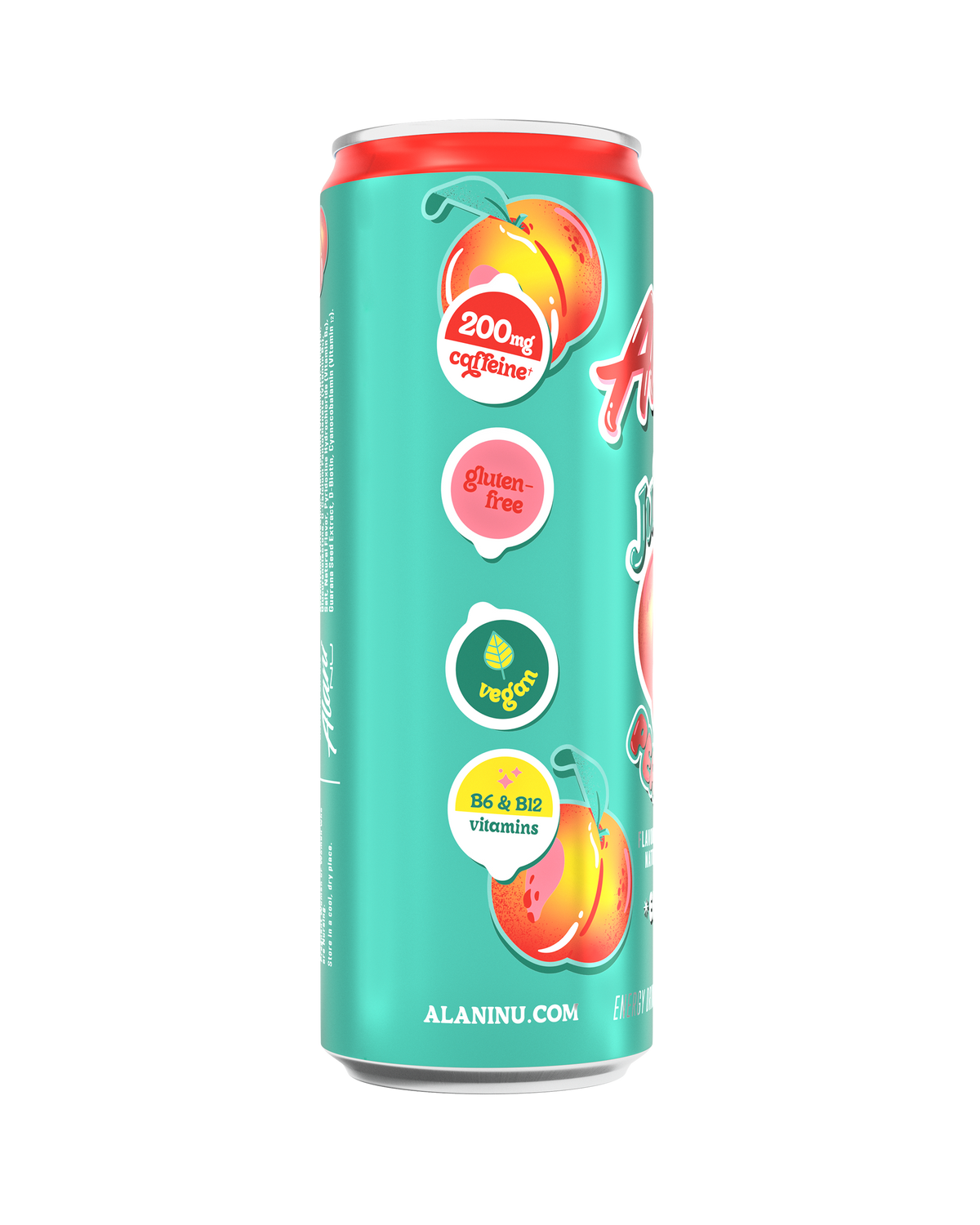 Juicy Peach Energy Drink - 12-Pack