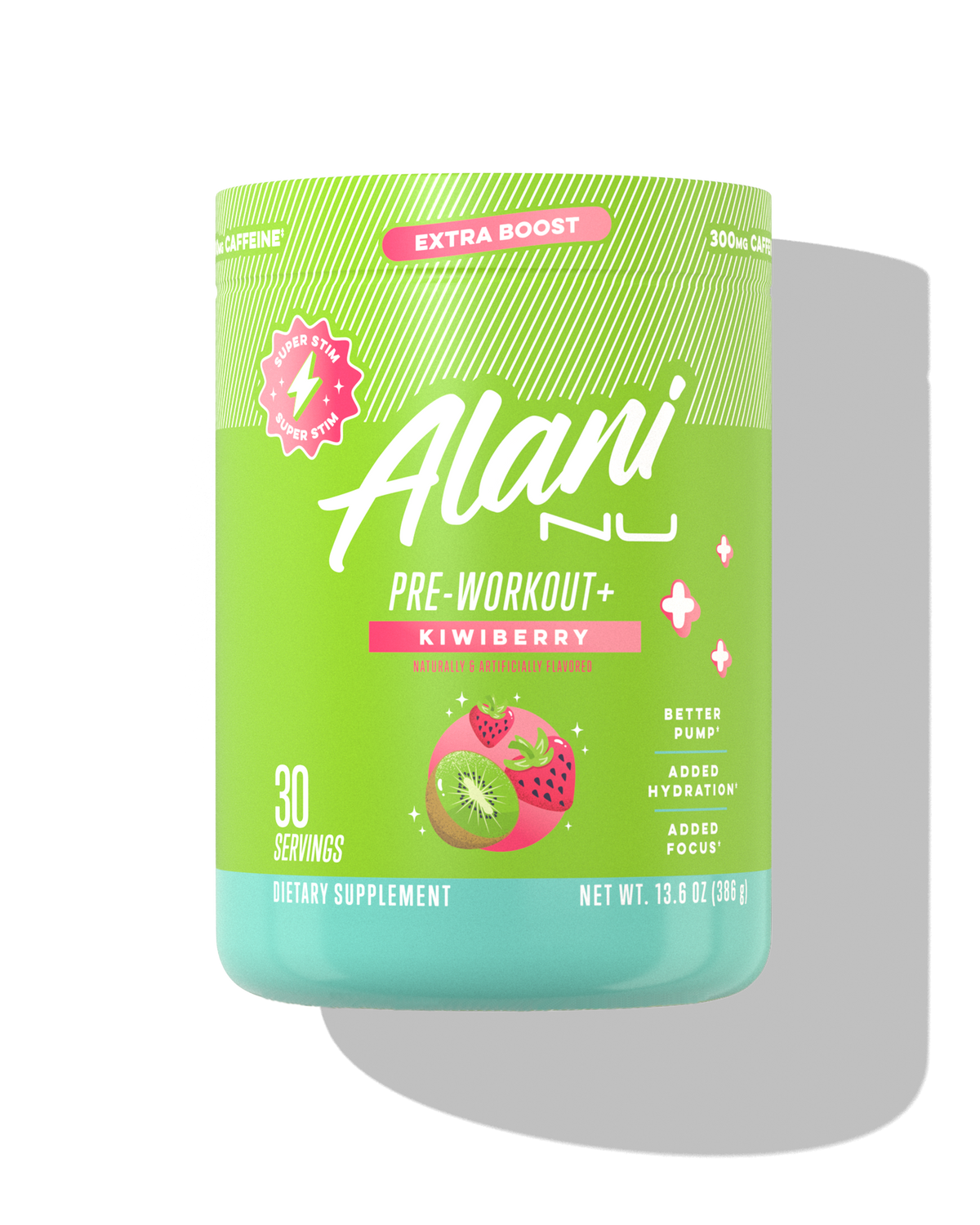 Kiwiberry Pre-Workout+ Supplement - 30 Servings